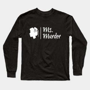 Black and White Logo Long Sleeve T-Shirt